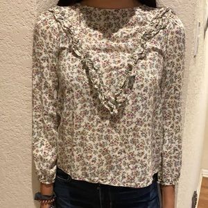 floral blouse!!